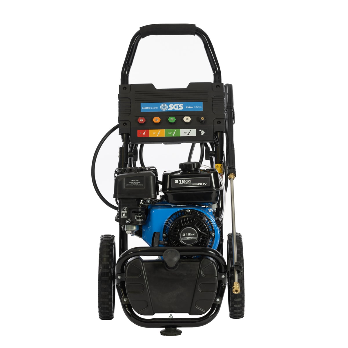 SGS Petrol Pressure Washer - 212cc  9.8L/m (4 Stroke)